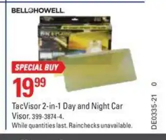 Canadian Tire TacVisor 2-in-1 Day and Night Car Visor offer
