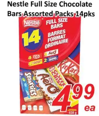 Seasons Foodmart Nestle full size chocolate bars offer