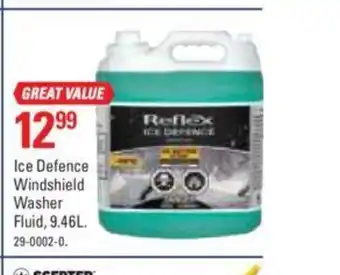 Canadian Tire Ice Defence Windshield Washers Fluid offer
