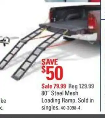 Canadian Tire Steel Mesh Loading Ramo offer
