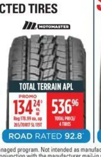 Canadian Tire Total Terrain Apl offer