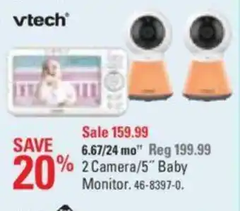 Canadian Tire 2 Camera/5" Baby Monitor offer