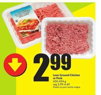 FreshCo Lean Ground Chicken or Pork offer