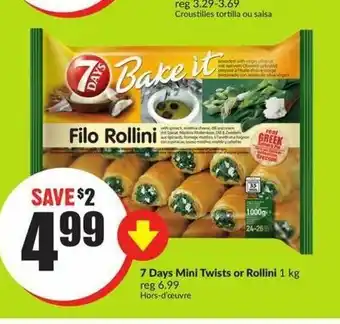 FreshCo 7 Days Mini Twist or Rollini offer
