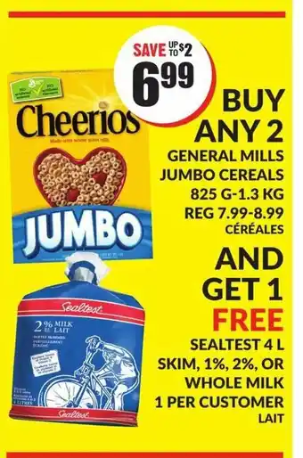 FreshCo General Mills Jumbo Cereals offer