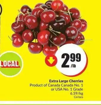 FreshCo Extra Large Cheeries offer