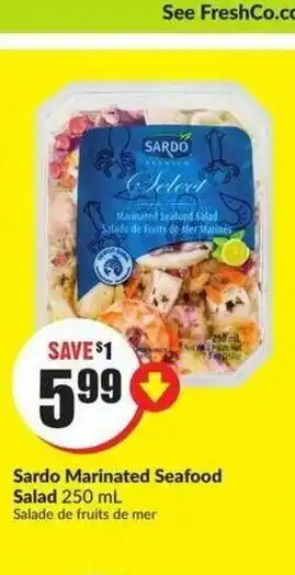 FreshCo Sardo Marinated Seafood Salad offer