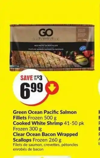 FreshCo Green Ocean Pacific Salmon Fillets offer