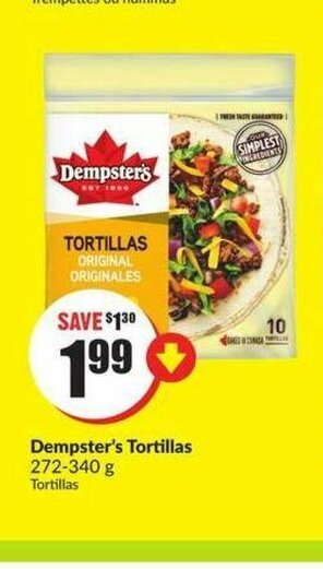FreshCo Dempster's Tortillas offer