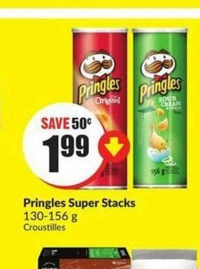 FreshCo Pringles Super Stacks offer