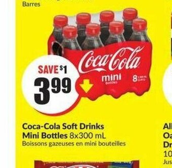 FreshCo Coca-Cola Soft Drinks Mini Bottles offer