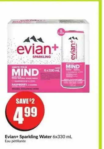 FreshCo Evian+ sparkling water offer