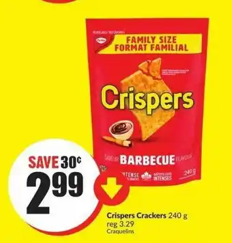 FreshCo Crispers crackers offer