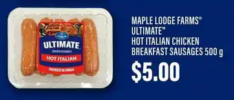 FreshCo Maple lodge farms ultimate offer