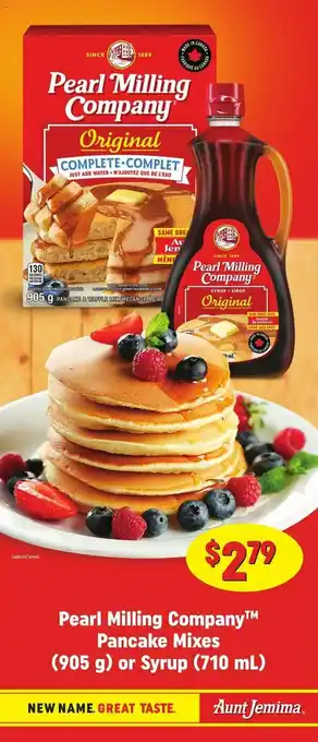 FreshCo Pearl milling company pancake mixes offer