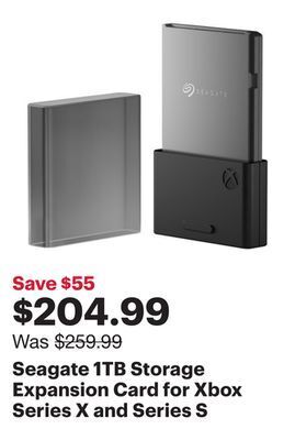Best Buy Seagate 1tb storage expansion card for xbox series x and series s offer