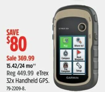 Canadian Tire eTrex 32x Handheld GPS. offer
