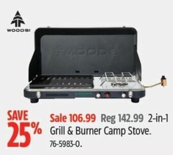Canadian Tire 2-in-1 Grill & Burner Camp Stove. offer