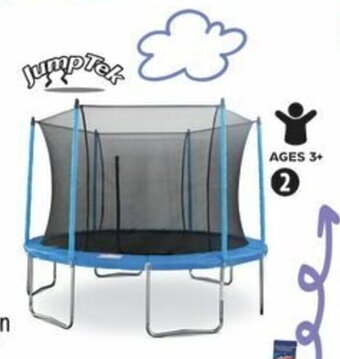 Canadian Tire 12' Trampoline and Safety Enclosure Combo. offer