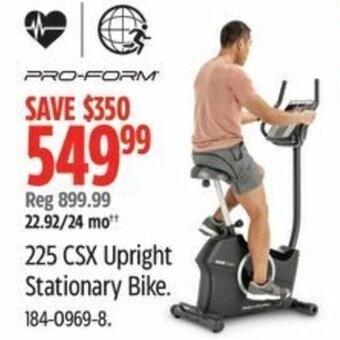 Canadian Tire 225 CSX Upright Stationary Bike. offer