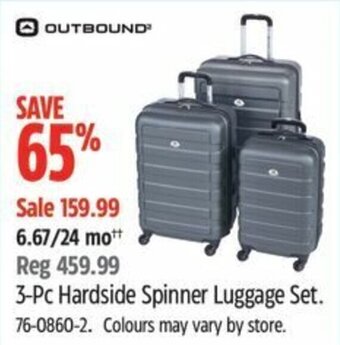Canadian Tire 3-Pc Hardside Spinner Luggage Set. offer