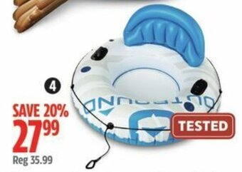 Canadian Tire Connectable 51" River Tube. Up to 176-lb capacity. offer