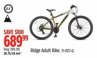 Canadian Tire Ridge Adult Bike. offer