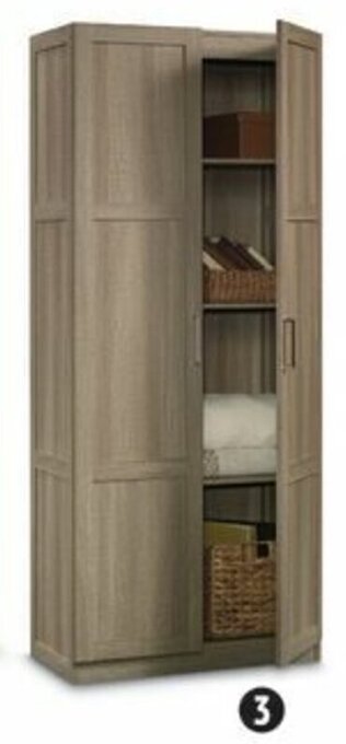 Canadian Tire 2-Door Storage Cabinet, Oak. offer
