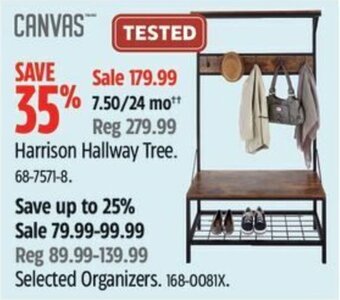 Canadian Tire Harrison Hallway Tree. offer