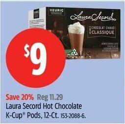 Canadian Tire Laura Secord Hot Chocolate K-Cup Pods, 12-Ct. offer
