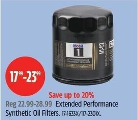 Canadian Tire Extended Performance Synthetic Oil Filters. offer