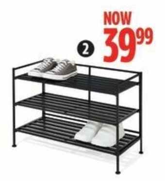 Canadian Tire Stackable 3-Tier Shoe Rack. offer