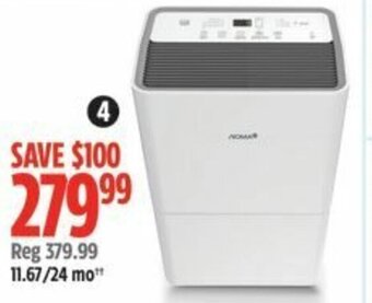 Canadian Tire Smart 50-Pint 2-Speed Dehumidifier offer