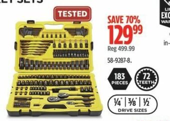 Canadian Tire STANLEY BLACK CHROME SOCKET SETS offer