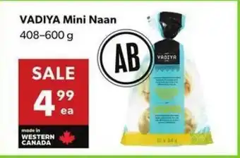 Co-op VADIYA Mini Naan 408-600 g offer