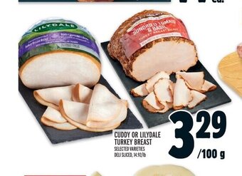 Metro CUDDY OR LILYDALE TURKEY BREAST offer