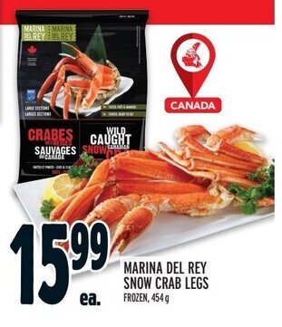 Metro MARINA DEL REY SNOW CRAB LEGS offer
