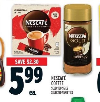 Metro NESCAFÉ COFFEE offer
