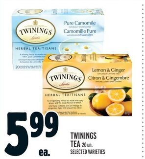 Metro TWININGS TEA offer