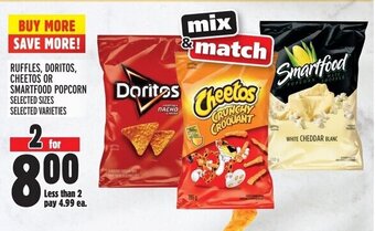 Metro RUFFLES, DORITOS, CHEETOS OR SMARTFOOD POPCORN offer