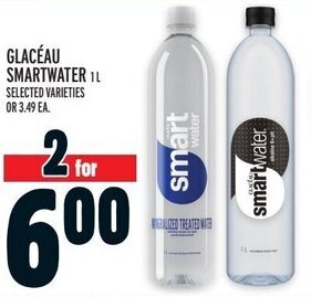 Metro GLACÉAU SMARTWATER offer