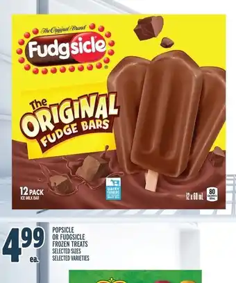 Metro POPSICLE OR FUDGSICLE FROZEN TREATSES offer