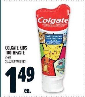 Metro COLGATE KIDS TOOTHPASTE offer