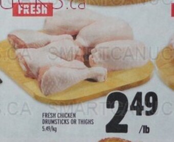 Metro FRESH CHICKEN DRUMSTICKS OR THIGHS offer