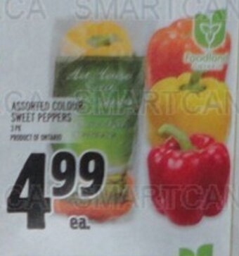 Metro ASSORTED COLOUR SWEET PEPPERS offer