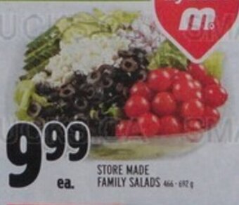 Metro STORE MADE FAMILY SALADS offer
