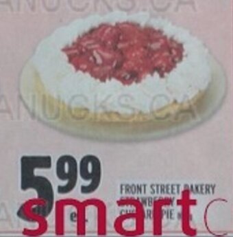 Metro FRONT STREET BAKERY STRAWBERRY CUSTARD PIE offer