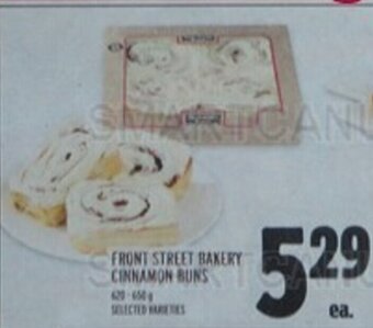 Metro FRONT STREET BAKERY CINNAMON BUNS offer