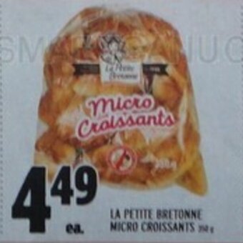 Metro LA PETITE BRETONNE MICRO CROISSANTS offer