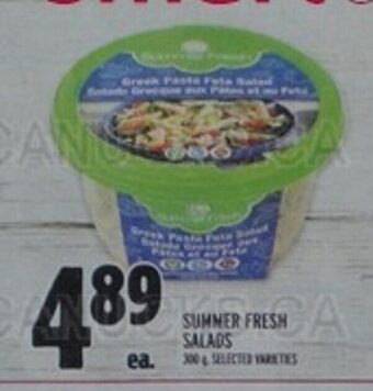 Metro SUMMER FRESH SALADS offer